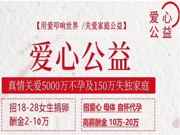 垫江捐卵助孕生子 爱心志愿者招募